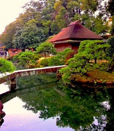 Замок Ворона в Окаяма і водні канали Курасики