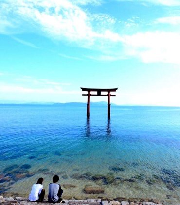 Гора Хіей і величне озеро Біва