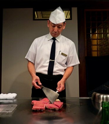 Вечеря Теппан'які з мармуровою яловичиною