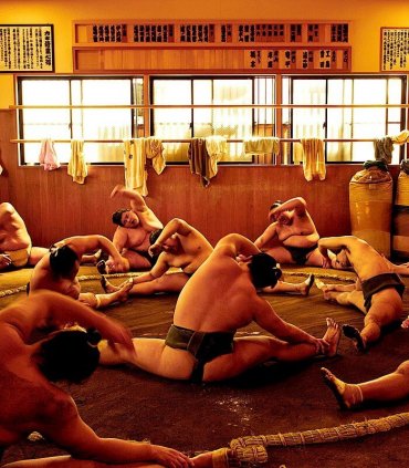 Тренування борців сумо