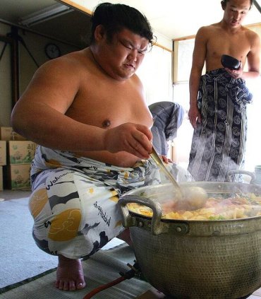 Ужин с борцом сумо