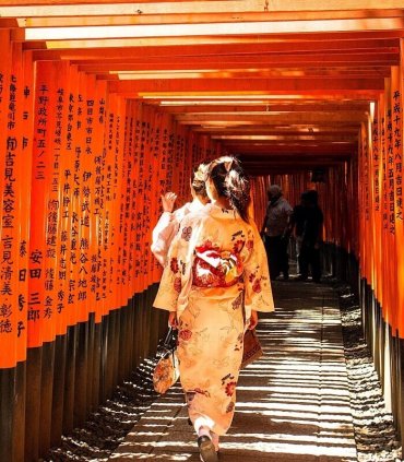 Тисячі воріт Фусімі Інарі і дегустація саке