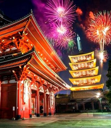 Феерверк Асакуса, Токио