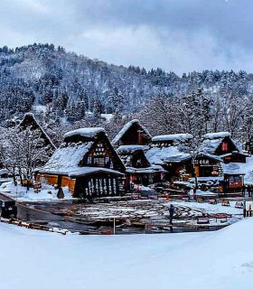 Хида Такаяма, зима