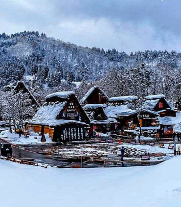 Хида Такаяма, зима